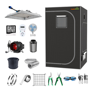 Bộ dụng cụ trồng cây hoàn chỉnh cho phòng trồng cây, nhà kính, dễ dàng lắp ráp, phủ Mylar, tạo áp suất tự nhiên để cây phát triển - Product Image 2