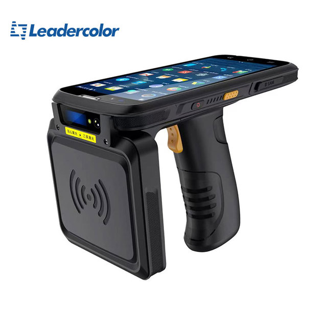 Waterproof Android Handheld UHF RFID Reader Barcode QR Code Scanner Wireless Terminal for Warehouse Inventory