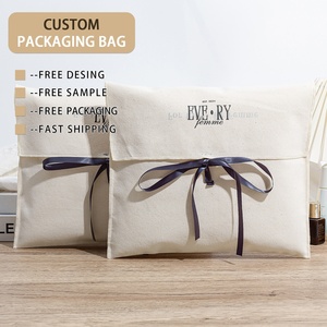 Bolsa <span class=keywords><strong>de</strong></span> Algodón <span class=keywords><strong>Natural</strong></span> Grande con Cierre <span class=keywords><strong>de</strong></span> Cinta, Bolsa Cosmética <span class=keywords><strong>de</strong></span> Algodón con Logotipo Personalizado para Empaque <span class=keywords><strong>de</strong></span> Brochas <span class=keywords><strong>de</strong></span> Maquillaje - Product Image 1