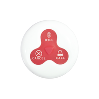 Commande d'appelant sans fil Restaurant Fast Food Waterproof Vibrate Beeper Guest Queue Paging System for Customers