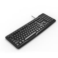Clavier d’ordinateur 9816 avec logo personnalisé, nouvelle projection, taille complète, filaire, plug-and-play, clavier USB pour