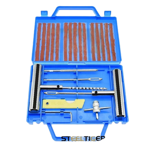 Kit de réparation de pneus d'urgence portable, outil manuel pour voiture, <span class=keywords><strong>moto</strong></span>, tubeless, patch facile à utiliser, réparation par bouchon - Product Image 4