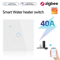 Commutateur de panneau de maison intelligente UEMON EU Standard WiFi Tuya pris en charge 40A grand interrupteur de chaudière à écran tactile à commande vocale pour hôtels