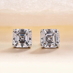 Eleganti orecchini quadrati da donna, stile classico principessa, gioielli per tutti i giorni - Product Image 2