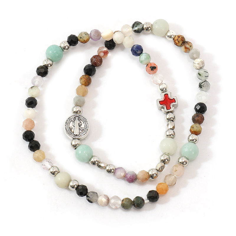 YIWU Factory Custom Natural Stone Rosary
