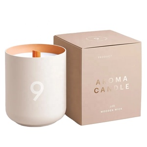 Hot Seller Paper Candle Boxes Luxury Gift Packaging Custom Logo Printed Storage Paper Boxes Packaging