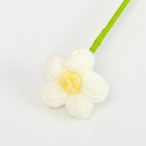 Mini Flor de Ganchillo Hecha a Mano, Tallo de 40 cm de Alto, Mini Flores de Ganchillo, para Decoración del Hogar, Regalo para la Sala de Estar - Product Image 6