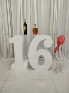 Wholesale Party Decoration Metal LOVE Baby Shower Numbers Letter <strong>Table</strong> <strong>Balloon</strong> Cake <strong>Stand</strong> with Acrylic <strong>Top</strong> Base for Wedding - Product Image 3