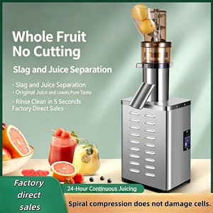 Extracteur <span class=keywords><strong>de</strong></span> jus industriel 24h/24 sans ciseaux, rendement élevé en jus, anti-colmatage, en acier inoxydable - Product Image 6