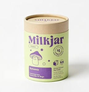 Vela Aromática en Tubo de Papel Blanco, Caja Cilíndrica Reciclable para Fragancia del Hogar - Product Image 3