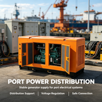 Groupe électrogène diesel portable 150 KV, fonctionnement silencieux, sortie 60 Hz pour hôpital