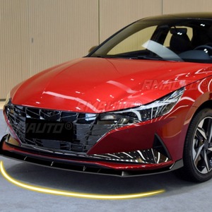 <b>Car</b> Front Bumper Lip Splitter <b>Diffuser</b> Spoiler Bumper Guard Body Kit For Hyundai Elantra 2021 7th Gen <b>Car</b> Accessories - Product Image 3