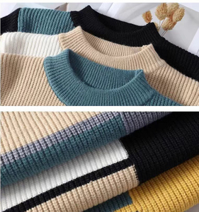PASUXI Cardigan pour homme sur mesure, col rond, tricot respirant, manches longues, automne - Product Image 6