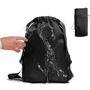 Mochila de gimnasio con cordón impermeable personalizada BSCI para hombres y mujeres saco de Gimnasio Deportivo - Product Image 5