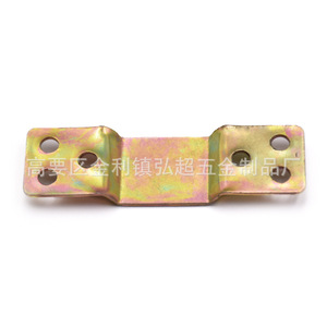 Soporte de esquina para muebles de hierro chapado en zinc de color, 33x23x23x25x85mm, para refuerzo de escritorio, herrajes duraderos - Product Image 2