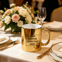 Mug à café en céramique vierge pour sublimation, tasse personnalisée avec logo et motif, cadeau promotionnel d'entreprise pour la vente en gros