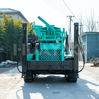 Machine de forage de puits d'eau diesel Huayao à prix d'usine avec pompe à engrenages et moteur, profondeur maximale 300m