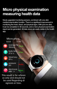 Reloj Inteligente con Detección de Caídas, SOS, Lípidos en Sangre, Pantalla AMOLED IP68 Resistente al Agua, Sistema Operativo Android, Monitorización del Sueño y Termómetro - Product Image 6