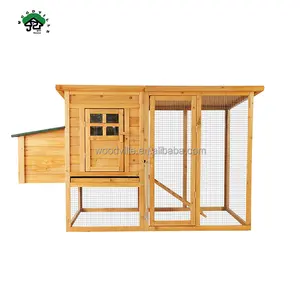 WoodVille Factory Direct Wooden Hen Cages with Egg Box Outdoor Wooden Chicken Coop