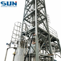 Équipement de distillation d'éthanol à haute efficacité, tour de récupération d'alcool avec fonctionnement sous vide et contrôle de processus stable