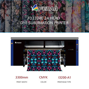 Imprimante grand <span class=keywords><strong>format</strong></span> 3,3 m à 24 têtes pour sublimation textile, encre de sublimation, tête d'impression I3200 - Product Image 3