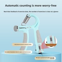 Appareil de musculation pour les mains, entraîneur de force, 5-60 kg, comptage intelligent, réglable, poignée de force, dispositif de musculation pour les mains en acier inoxydable