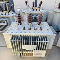 Transformateur immergé dans l'huile à réduction de tension 230 V CA 24 V CC, 220 V à 110 V, 5 kVA, 3 phases, enroulement en cuivre, norme IEC60076