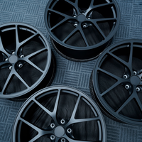 Jante de course forgée monobloc MForged 20 pouces peinte en noir 5x120, état neuf, alliage d'aluminium haute performance pour voiture de tourisme