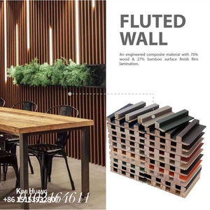 Pannelli Murali Moderni Baiyi di Lusso Flessibili 3D <span class=keywords><strong>in</strong></span> <span class=keywords><strong>Legno</strong></span> <span class=keywords><strong>Massello</strong></span> Scanalato per Interni - Product Image 5