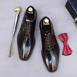 Zapatos Formales de Piel Auténtica para Hombre ASTON M.JAZZ, Estilo Inglés, Punta en Pico, Antideslizantes, Brillantes, para Boda - Product Image 3