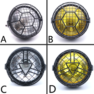 6.5 ''chiến thắng Roadster Chopper <span class=keywords><strong>Bobber</strong></span> phong cách cổ tùy chỉnh xe máy Đèn pha cổ điển Sương Mù Ánh Sáng Đèn Pha - Product Image 2