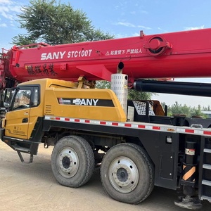 Grue mobile montée sur camion Sany 75 tonnes, excellent état, entièrement équipée avec système d'exploitation informatique, vente à bas prix - Product Image 1