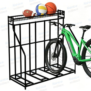Soporte de Pared para Bicicletas con Acabado en Polvo, de Alta Seguridad para Interiores y Exteriores, para Garaje, con Capacidad de Carga de 45 kg - Product Image 1
