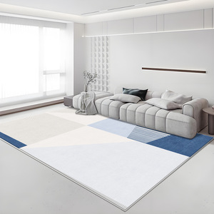 Tapis géométrique moderne rectangulaire antidérapant en velours cristal pour salon et chambre H 2582 6 - Product Image 4