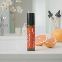 Huile Essentielle de Pamplemousse de Qualité Cosmétique 10ml, Roll-On, Parfum Agrumes Frais, Soin Visage et Corps, Vente en Gros OEM