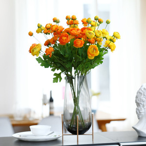 QIHAO Artificial Silk Flower Bouquet 60cm High Simulation Home Decor Wedding Props - Product Image 2