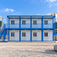 Structure en acier préfabriquée, maison mobile modulaire pliable en Z et en K, conteneur habitable portable