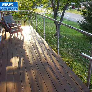 Balustrade de câble métallique d'<span class=keywords><strong>escalier</strong></span> de conception personnalisée BNS <span class=keywords><strong>pour</strong></span> balustrade de câble vertical d'<span class=keywords><strong>escalier</strong></span> d'acier inoxydable de main courante de balcon - Product Image 2