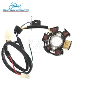 Motosiklet Scooter parçaları 6-Coil ateşleme manyetolu Stator bobini Honda DIO50 DIO için 17/18/24/27/28