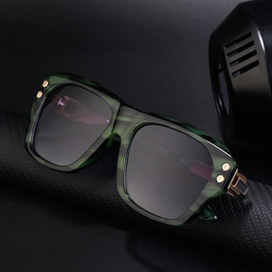 Lunettes de soleil polarisées MiDing pour hommes, monture noire en PC, verres TAC, protection UV400, style conduite en extérieur - Product Image 3