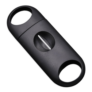 <b>V</b> Shaped Cigar Cutter Stainless Steel Portable <b>Bar</b> Shape Safety Feature Cigar Accessories - Product Image 5