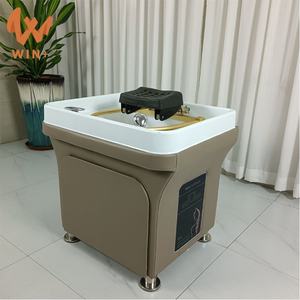 Estación Portátil de Lavado para Barbería con Vaporizador Silla de Lavado para Salón de Belleza Equipo de Spa Japonés para Cabeza con Tuberías y Lavabo para Champú - Product Image 2