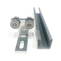 Rodamiento de Bolas de Acero Estándar ASTM para Colgar Plegables en Pared, Accesorios para Mamparas Divisorias, Carro Deslizante para Gabinetes con Cierre Suave