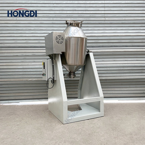 Le mélangeur à double cône en acier inoxydable avec cadre de support élevé convient au mélange de sucre blanc et de poudre aromatisante. - Product Image 6