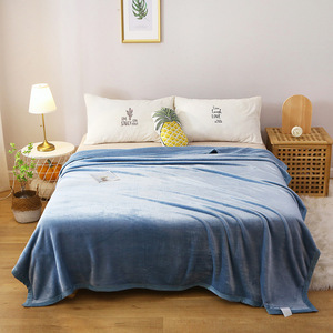 100% Polyester Siêu Mềm Flannel Lông Cừu Ném Chăn Chất Lượng Cao Màu Rắn Kích Thước Lớn Không Dệt Bộ Đồ Giường Cho Nhà Dệt Kim - Product Image 4