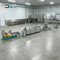 Ligne de production entièrement automatique de poudre nutritionnelle/amidon modifié 200-300 kg/h en acier inoxydable 304 avec PLC Siemens pour céréales infantiles