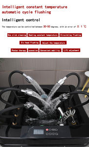 Juego de lavabo de champú con instrumento de lavado de seis cabezales de lujo para terapia de cabeza y cuello facial-Peluquería Spa de belleza - Product Image 3