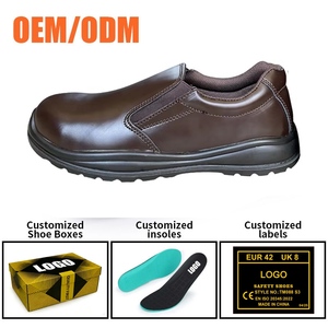 Chaussures de sécurité antidérapantes en composite résistant à l'huile pour le bureau, légères, sans métal, sans lacet - Product Image 3