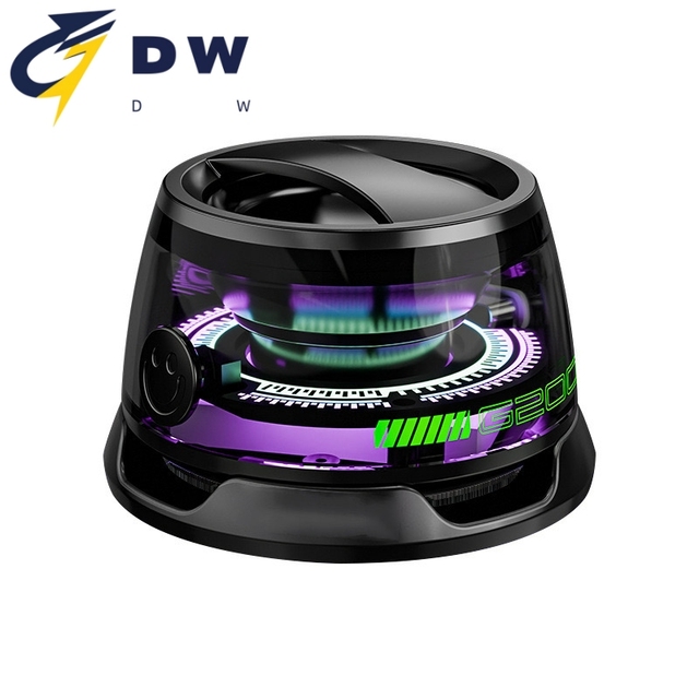 2026 Sound Box G200 Bt5.3 Magnetic Phone Holder Mini Powerful Speaker Subwoof RGB Colorful Light Outdoor 5w Portable Loudspeaker