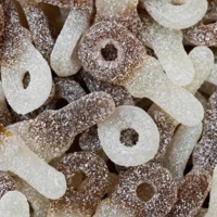Bonbons suédois végétaliens personnalisés en gros, bonbons gélifiés halal, bonbons mous sans gélatine - Clé
